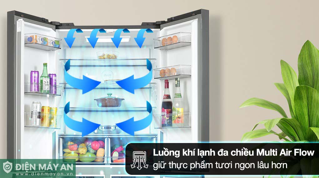 Tủ Lạnh Toshiba Inverter 515 Lít Multi Door GR-RF677WI-PGV(22)-XK - công nghệ làm lạnh